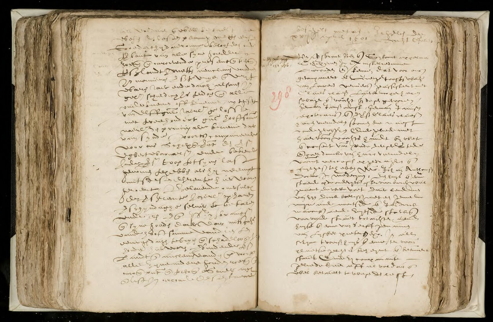 Schepenkennisboek Amsterdam, akte De Witte Voet 1601, folio (1)